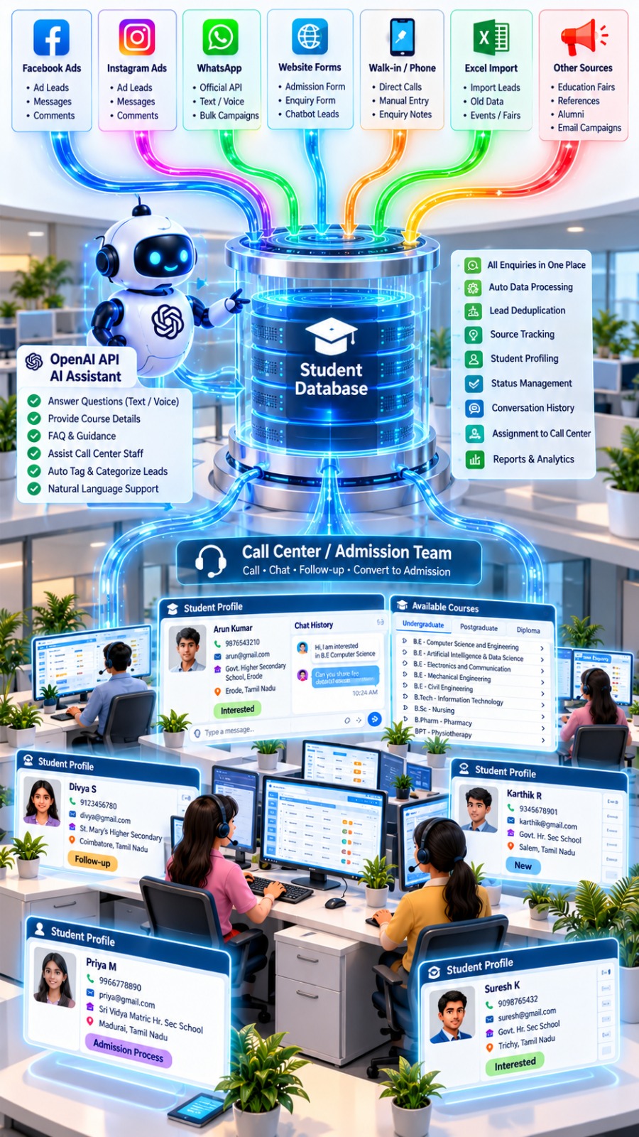 AI & Call Center Desk